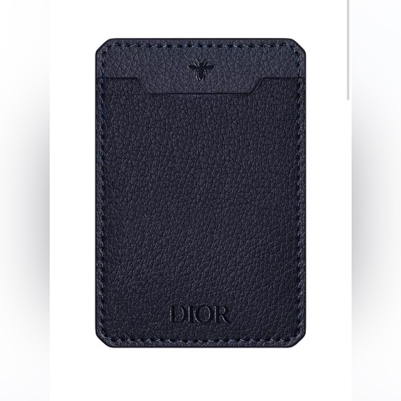 Dior Other - Dior Men's Navy Card Holder